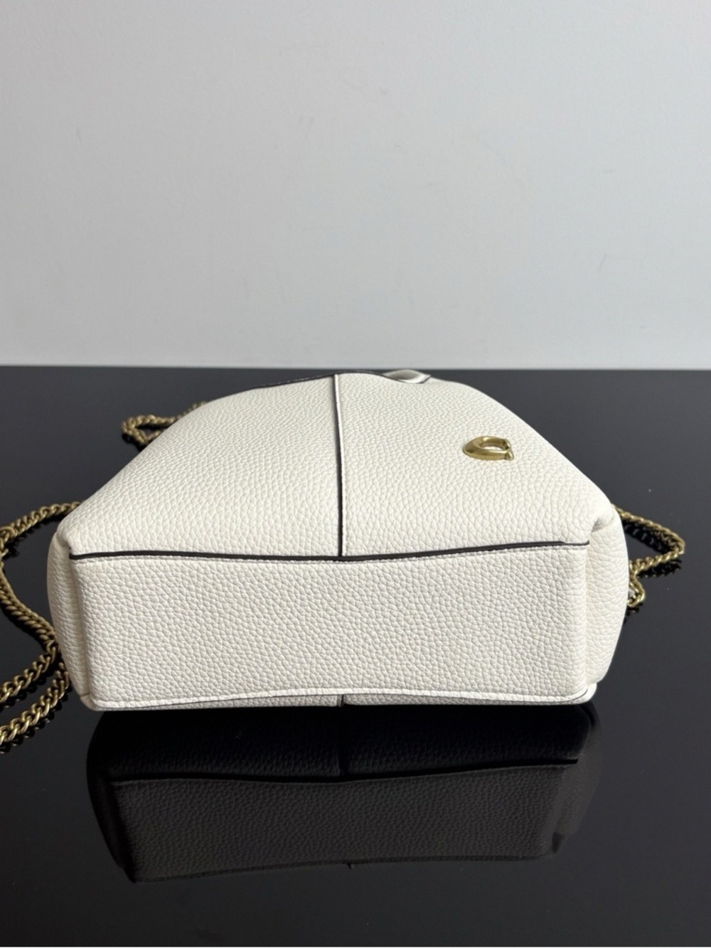 Coach White Mini Bucket Bag Crossbody Shoulder Bag - Picture 4 of 8